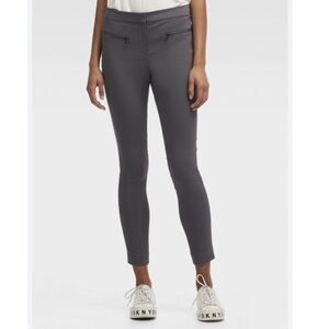 NWT DKNY Slim Stretch Mid Rise Skinny Fit Ankle  Charcoal Pant